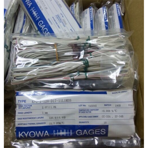 日本KYOWA共和配件耗材應(yīng)變片KFGS-2-500-C1-16 L30C2R